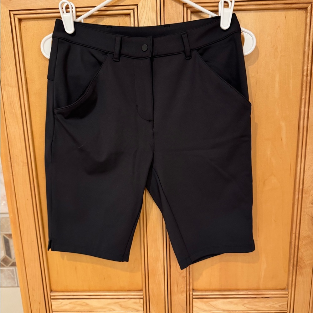 CALIA by Carrie Underwood Black Bermuda Shorts Tailored Fit